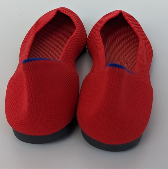 ♥️NWOT Rothy's The Point Flame Red Woman's Flat Shoes♥️ - Picture 15 of 16